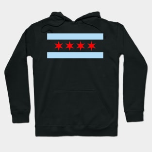 Styley Chicago Flag Grey Small Hoodie